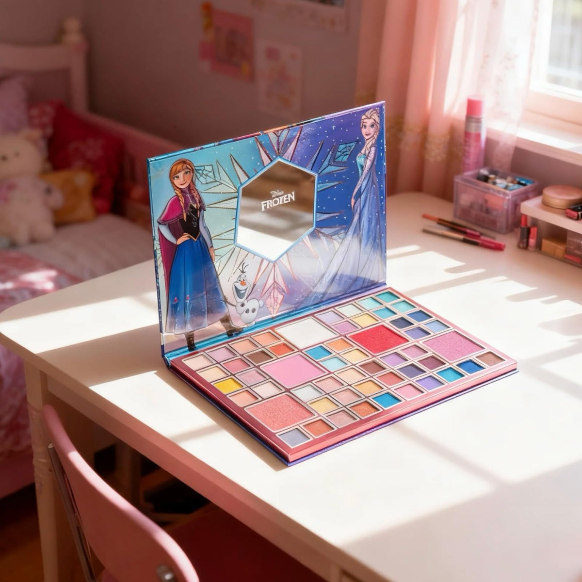 Townley Girl branded label with Elsa and Anna art for collectible appeal