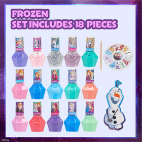 Townley Girl arranged diamond-shaped polish bottles highlighting colorful kid-friendly grips