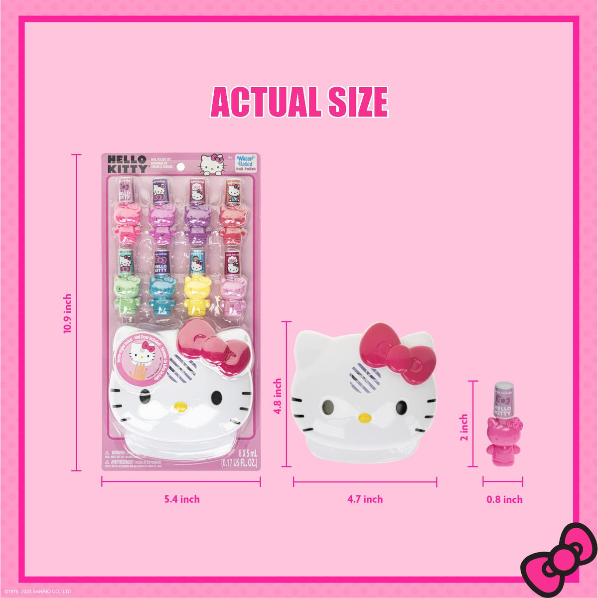 Townley Girl compact battery-operated nail dryer displayed to show playtime realism