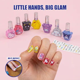 Townley Girl themed stickers and nail file for decorated manicures