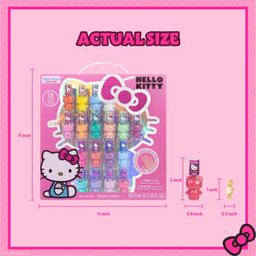 Townley Girl polish swatches on color fan illustrating shade range for creative mixing