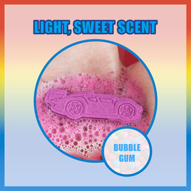 Townley Girl bath bomb fizzing in water creating bubbles and colorful swirls