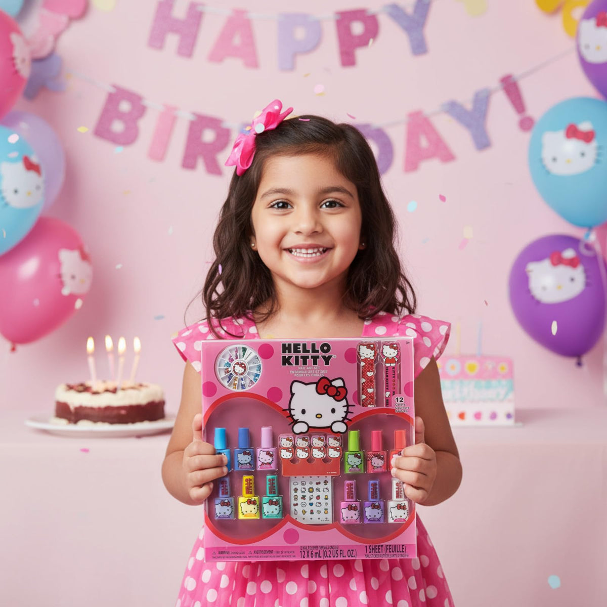 Townley Girl kit next to ruler for scale, illustrating compact travel-friendly size