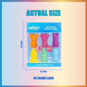 Townley Girl hand holding a 40g bath bomb to show kid-friendly size