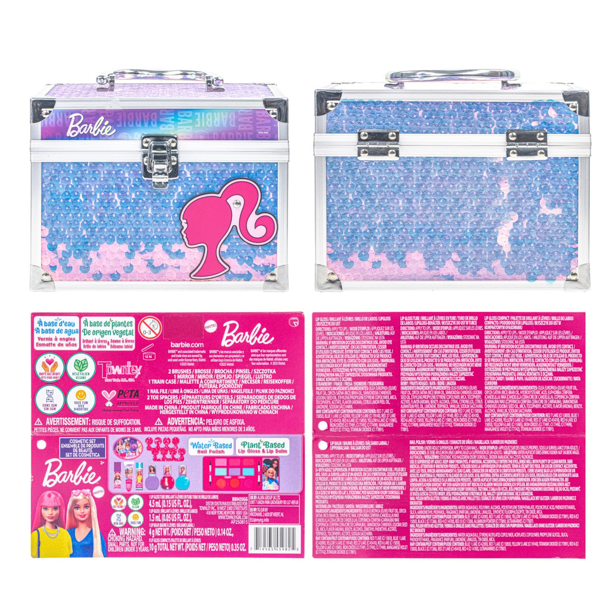 Townley Girl kit held in hand showing compact travel-friendly size