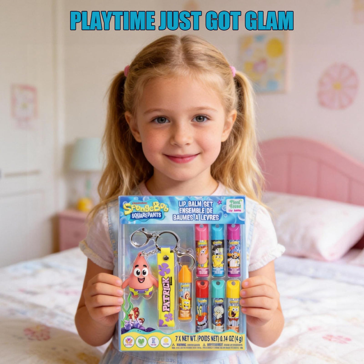 Townley Girl character labels and listed scents for easy selection