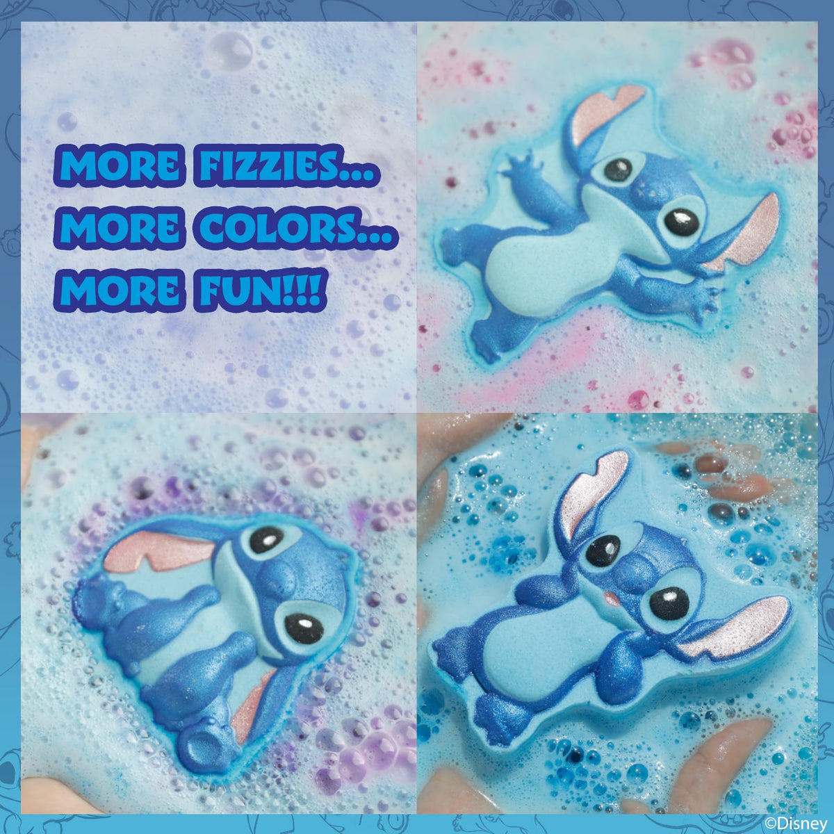 townley girl bath bomb fizzing in tub with bright color release, engaging sensory play