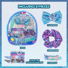 Townley Girl close-up of hair bow detail adding playful Stitch charm