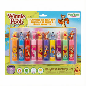 Townley Girl front packaging showing 10-piece Winnie the Pooh lip balm set and gift-ready look