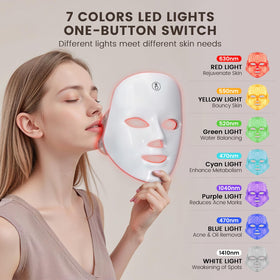 TOYHIS close-up of LED emitters highlighting color options for targeted care
