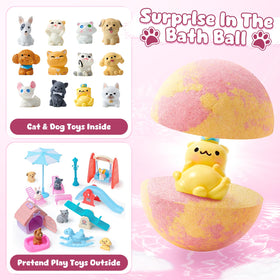 Toylink assorted colorful bath bombs arranged to show scent variety and visual appeal