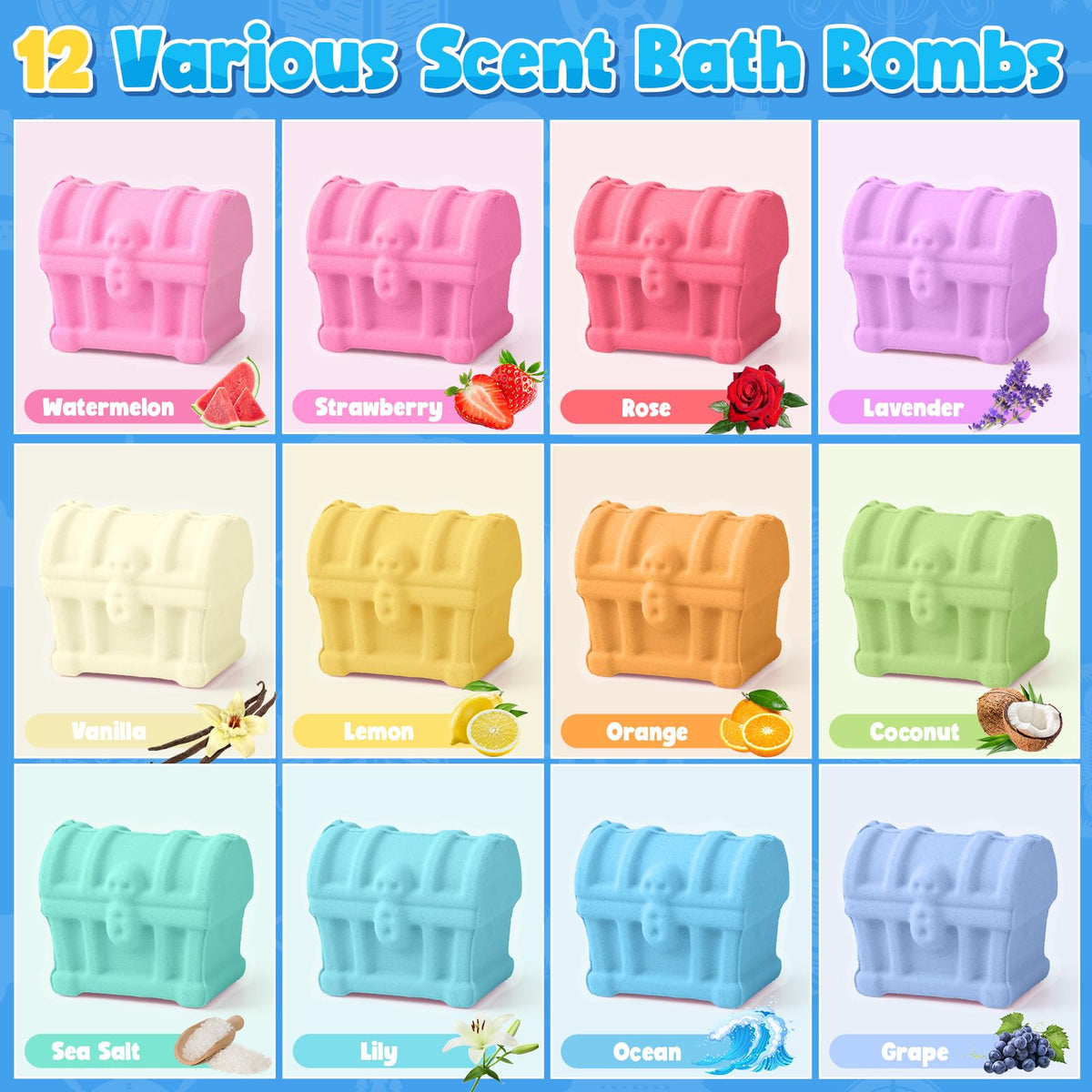 Toylink bath bomb dissolving in tub with colorful foam, creating playful sensory bath time