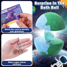 Toylink gemstone reveal floating in water demonstrating surprise and play