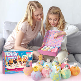 Toylink gift box staged in a bathroom setting highlighting presentability and gifting ease