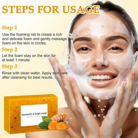 TPTAL pack contents flatlay with cleanser, soap, brush showing complete routine convenience