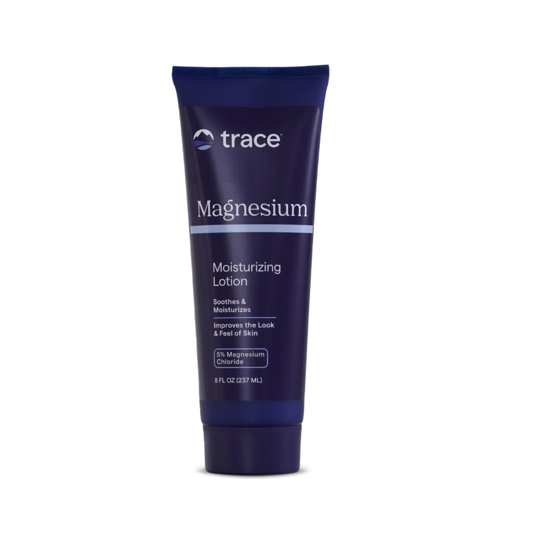 Trace Minerals bottle front packaging shows label and volume benefit