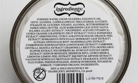 Two Trader Joe's coconut body butter tubs beside everyday items for scale, shows value of 2-pack