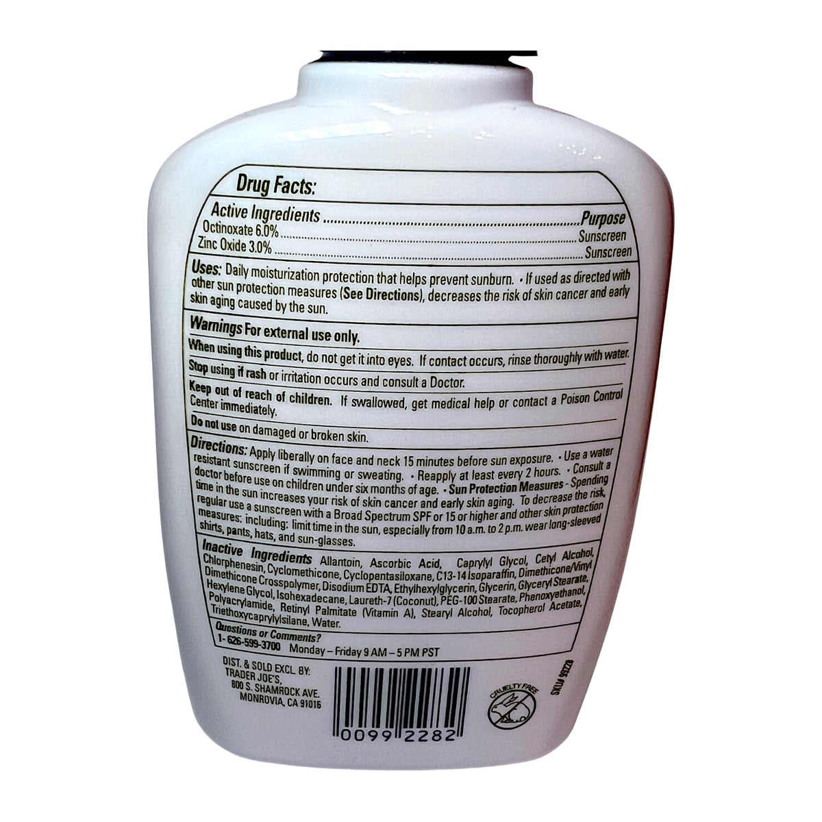 Trader Joe's lotion applied in morning routine offering hydration and protection
