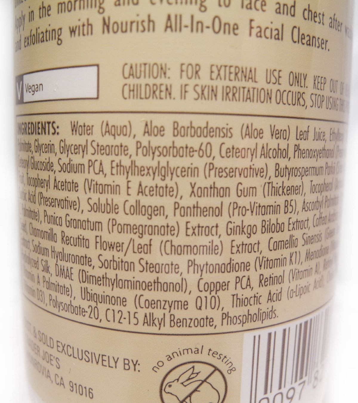 Trader Joe's moisturizer applied during morning routine demonstrating non-greasy finish