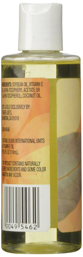 Trader Joe's oil poured into bath demonstrating silky skin benefit