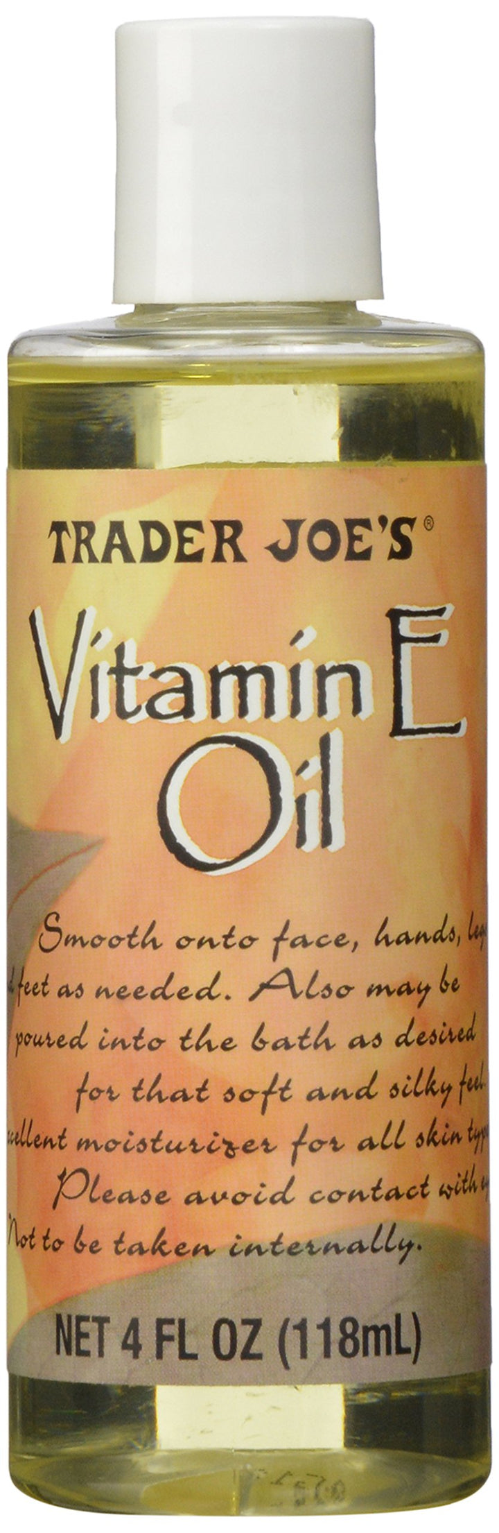 Trader Joe's bottle front view showing label and 4 fl oz benefit