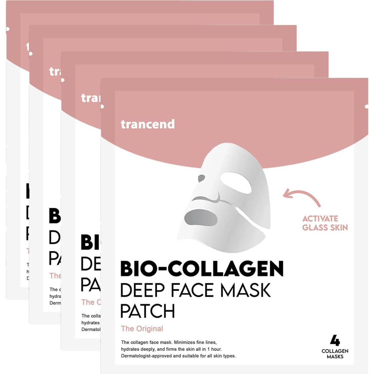 Trancend front packaging showing product and benefits for clear identification