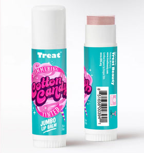 Treat jumbo closeup shimmer reflecting light for subtle luminous finish