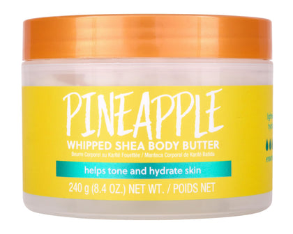 Tree Hut jar front view showing pineapple fragrance and lightweight hydration