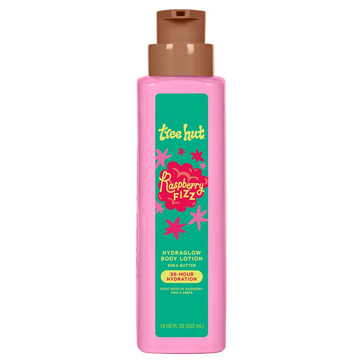 Tree Hut front label showing product name and size for clear purchase info