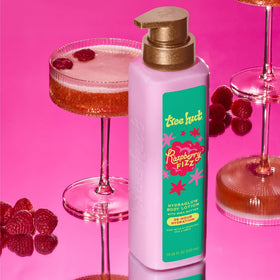 Tree Hut creamy lotion texture close-up demonstrating fast-absorbing hydration
