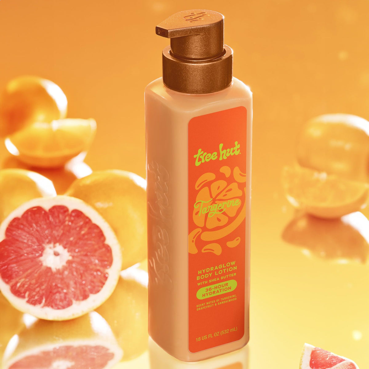 Tree Hut lotion texture close-up showing creamy Shea Butter richness