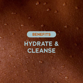 Tree Hut ingredients label showing shea butter and gentle formulation