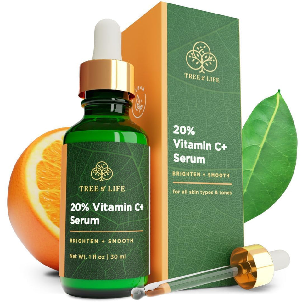 Tree of Life front packaging showing bottle and label, highlights clean formulation