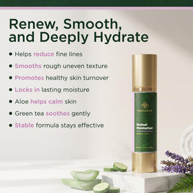 Tree of Life Beauty application on hand demonstrating lightweight hydration