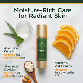 Tree of Life Beauty cream texture closeup highlighting lightweight, fast-absorbing feel