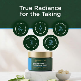 Tree of Life Beauty jar on bathroom counter evoking everyday skincare routine