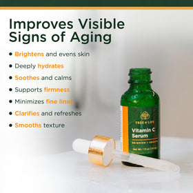 Tree of Life hyaluronic acid drop on skin illustrating instant hydration and plumping effect