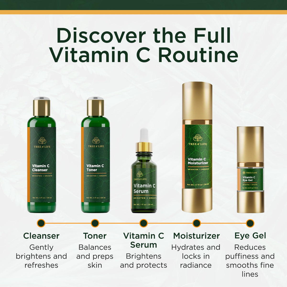 Tree of Life serum on bathroom counter in lifestyle scene for everyday use