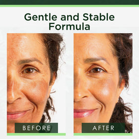Tree of Life serum texture pooled on white surface highlighting lightweight hydration