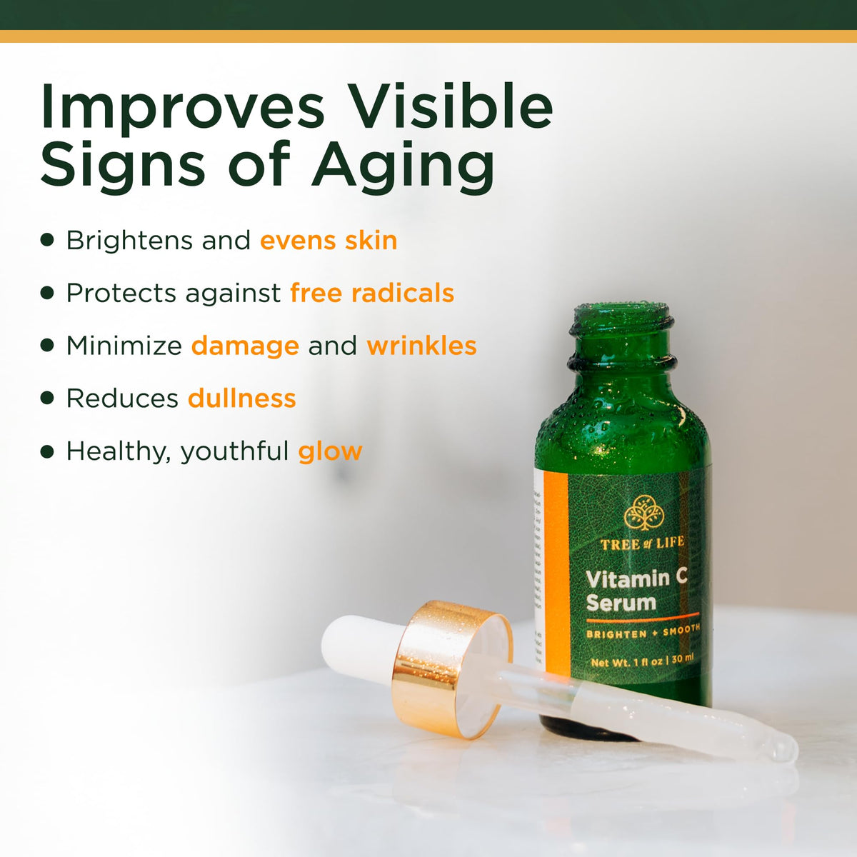 Tree of Life serums texture on skin demonstrating lightweight absorption