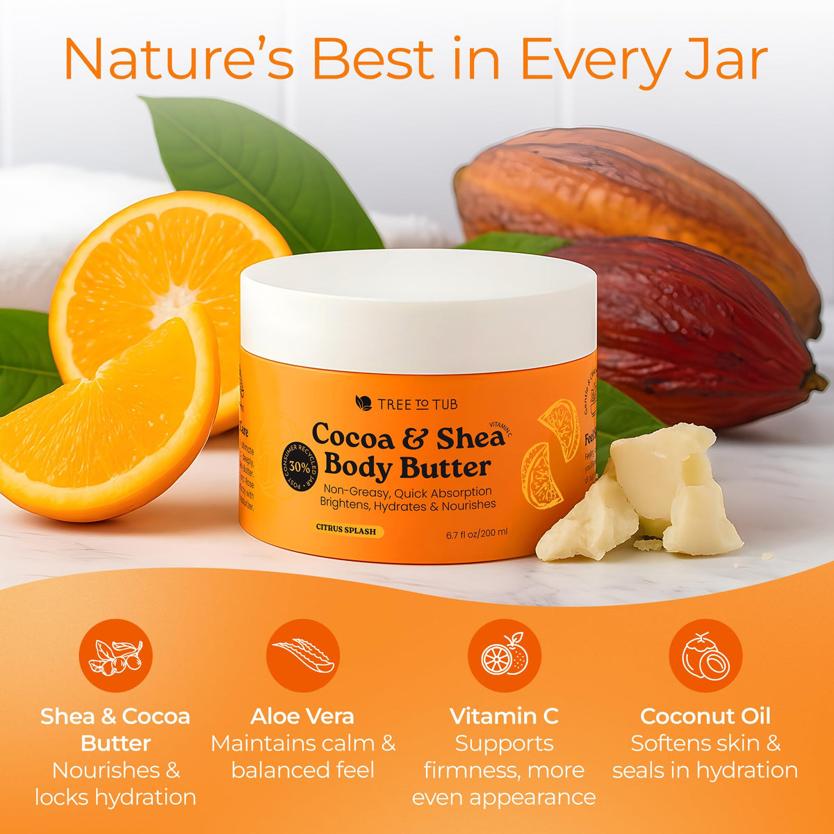 Tree To Tub being applied to an elbow to soothe dry, cracked skin quickly