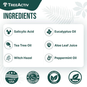 TreeActiv being applied to a back to reach hard-to-reach areas