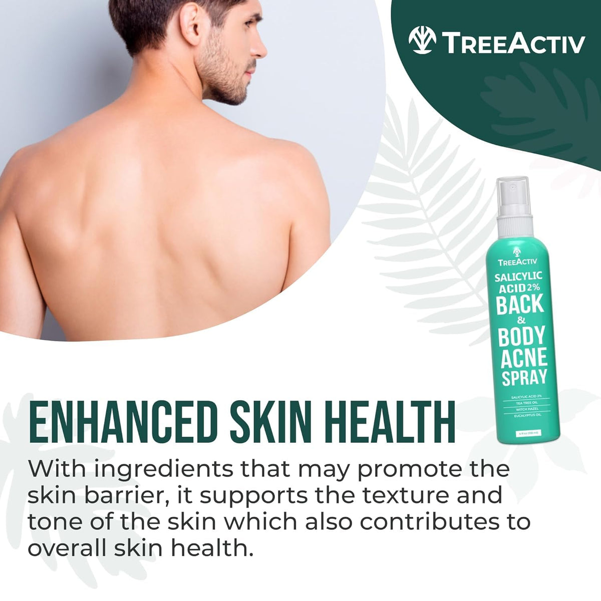 TreeActiv spray in gym bag for post-workout convenience and coverage