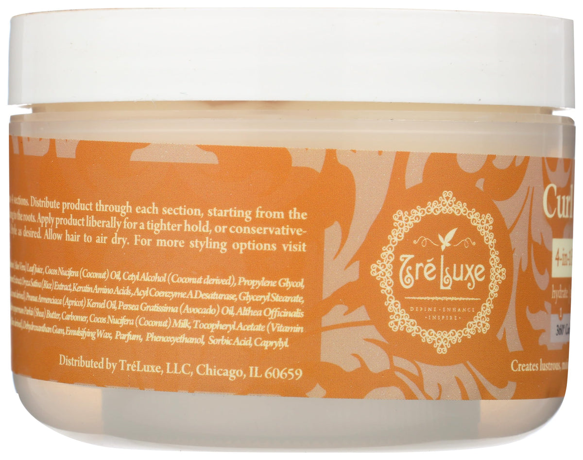Treluxe in a styling routine with diffuser illustrating enhanced curl volume and shape