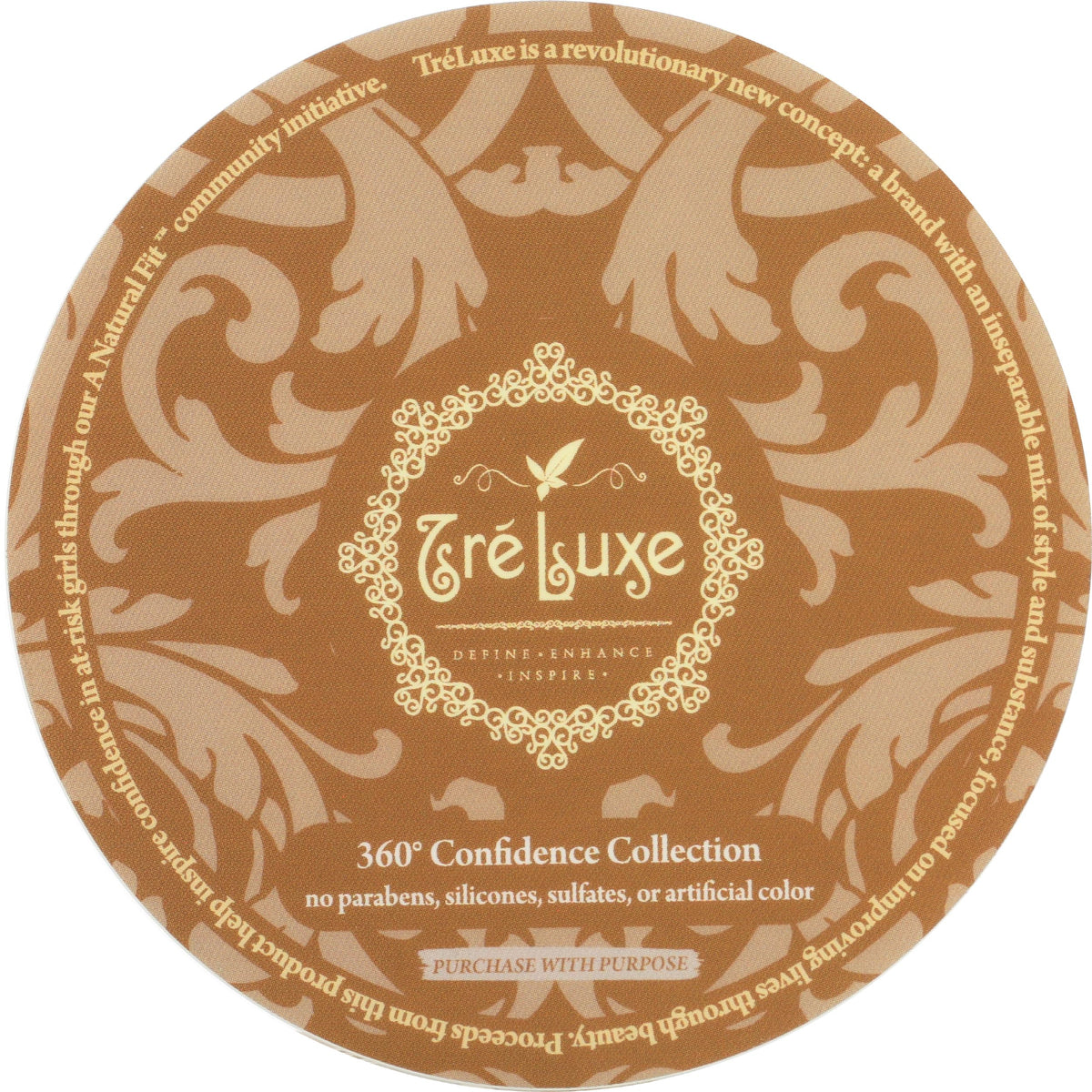 Treluxe in-hair wash-and-go on model showing defined curls and reduced frizz