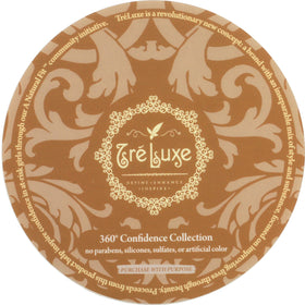 Treluxe in-hair wash-and-go on model showing defined curls and reduced frizz