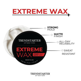 TRENDSTARTER finger applying wax showing simple application and control