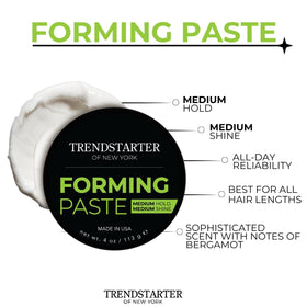 TRENDSTARTER hands applying paste demonstrating easy spread and control