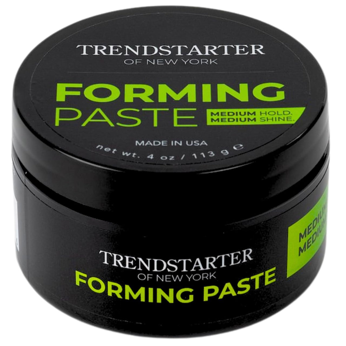 TRENDSTARTER jar front view showing clean branding and medium hold
