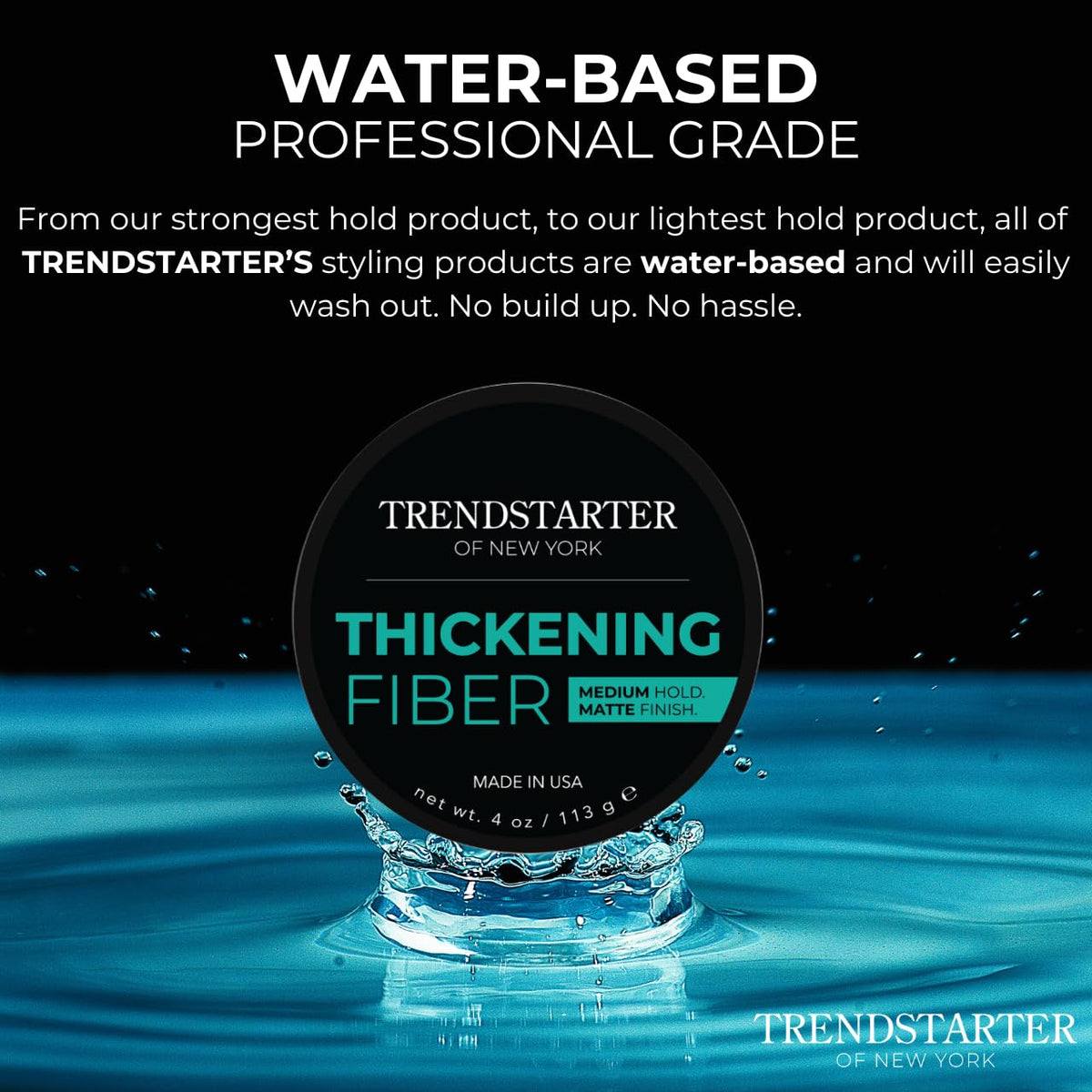 TRENDSTARTER on bathroom vanity showing daily routine convenience